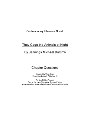 They Cage the Animals at Night PDF  Form