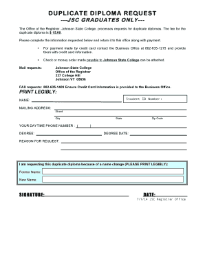 Jsc Certificate PDF Form