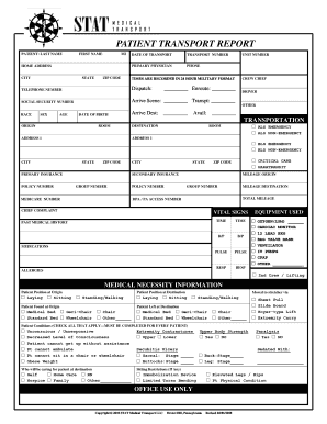 Blacked Out Tripsheet Ems  Form
