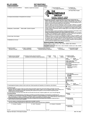 Rosedale Bol  Form