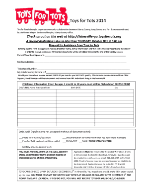 Toys for Tots B2014b  Form