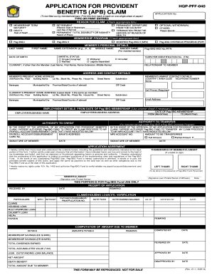 APPLICATION for PROVIDENT Pagibigfund Gov  Form