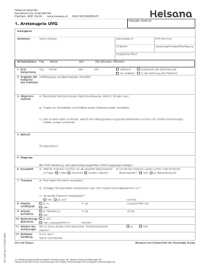 Helsana Unfall Ag  Form