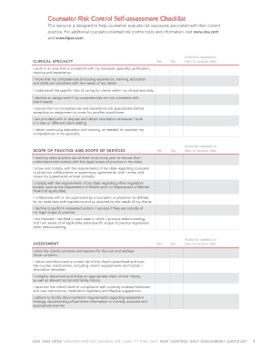 Control Self Assessment Template Excel  Form