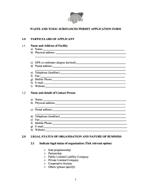 Nesrea Permit  Form