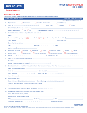 Mediassist Claim Form