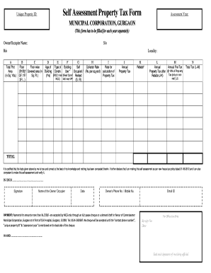 Self Assessment Property Tax Form 21 PDF