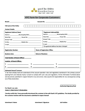Kumari Bank Demat Account Form