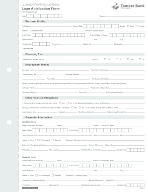 Telenor Microfinance Bank Loan Calculator  Form