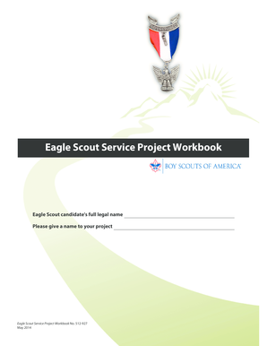 Eagle Scout Workbook  Form