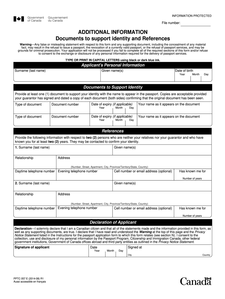 Pptc 057  Form