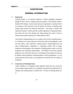 Nti Course Materials  Form