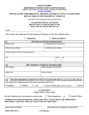 Hsmv 82054  Form