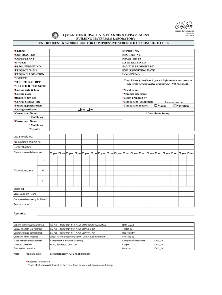  Sample Request Letter for Material Testing 2014-2024