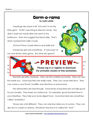 Germ O Rama  Form