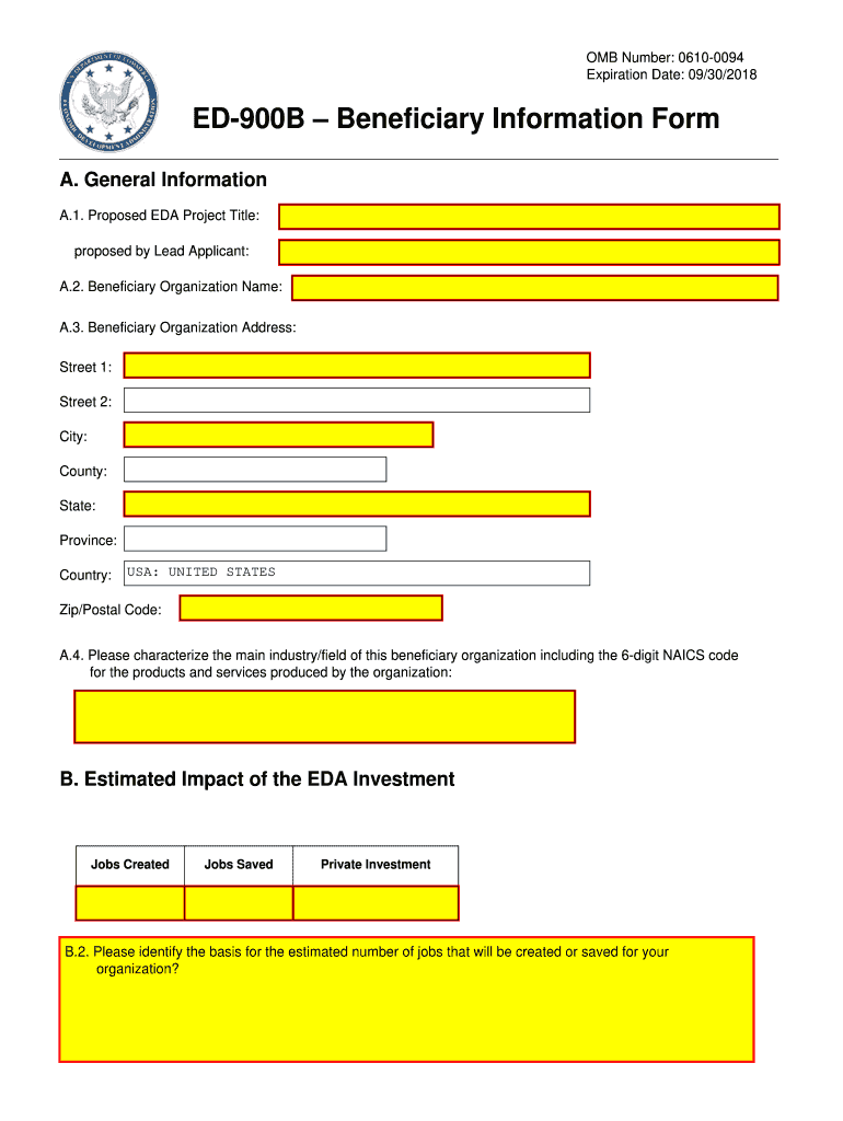  Ed 900b Form 2018-2024