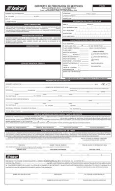  Contrato De Prestacion De Servicios Telcel 2004-2024