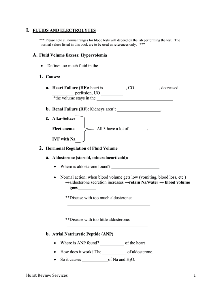 Hurst Review Student Manual PDF  Form