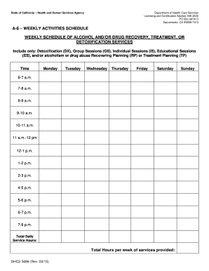 Dhcs Form 5086