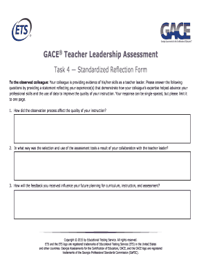 Teacher Leadership Gace  Form