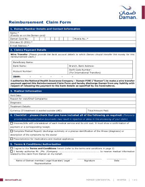 Daman Claim Form