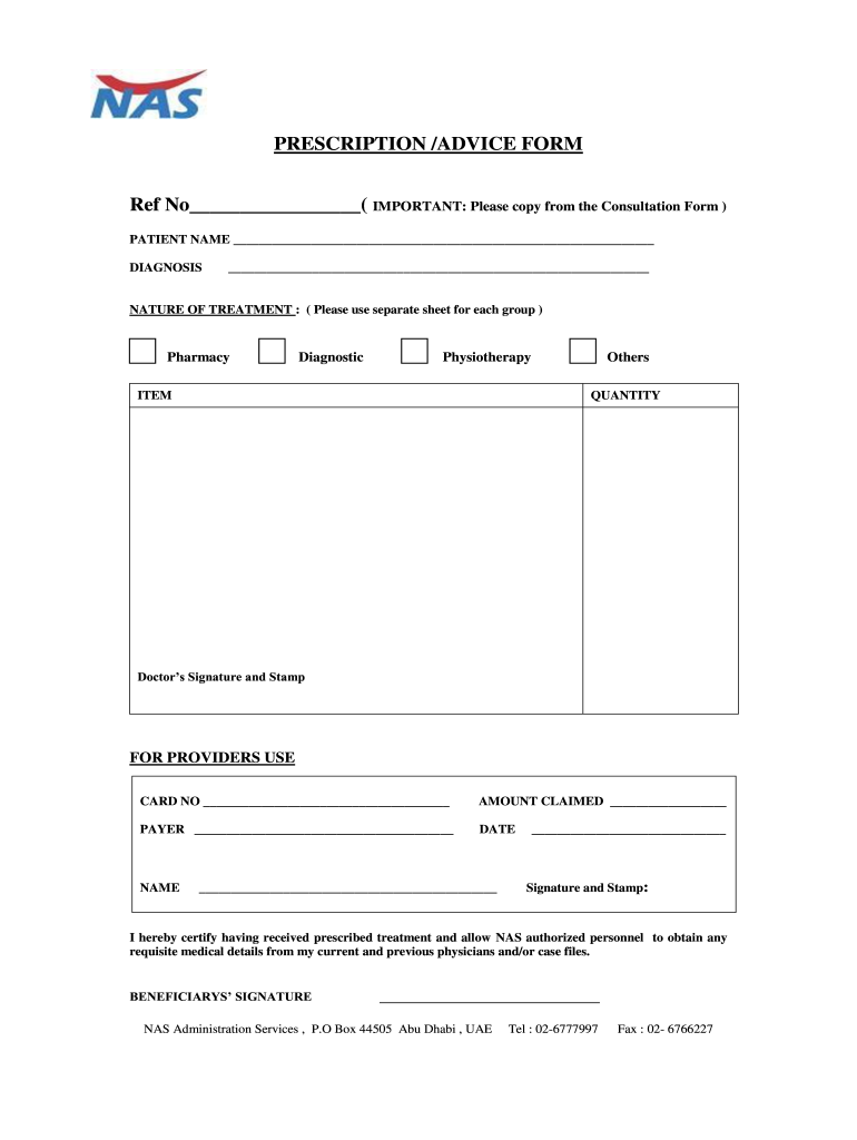 Get and Sign Nas Reimbursement Form