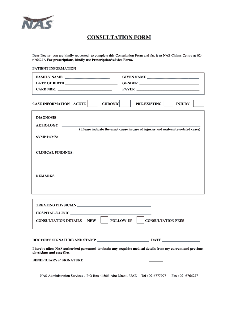 CONSULTATION FORM Wehbe Insurance Services