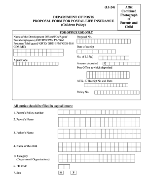 Pli New Proposal Form PDF