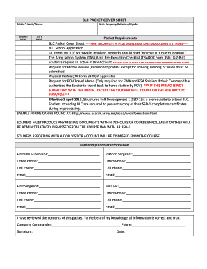 Blc Pre Execution Checklist  Form