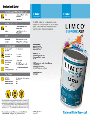 Limco Lp800k Mixing Ratio  Form