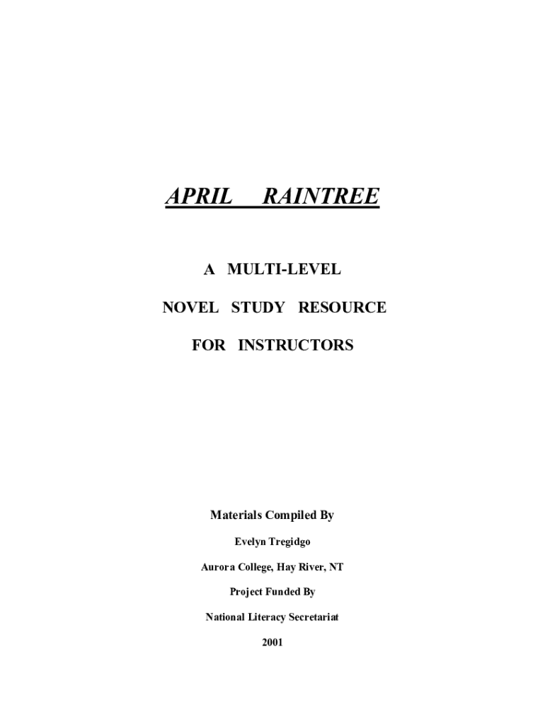 April Raintree Full Book Online  Form