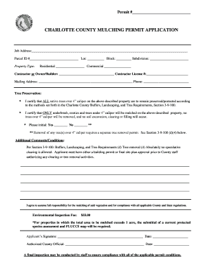  Charlotte County Mulching Permit 2015