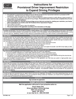 Traffic License Application  Form