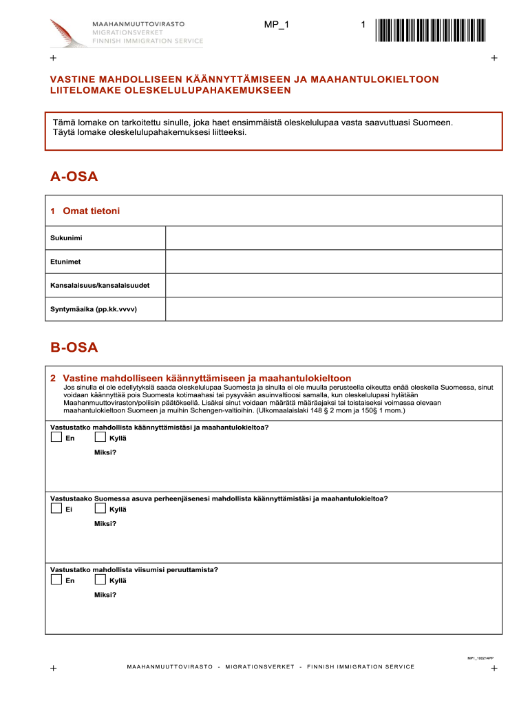 Mp1 Lomake  Form