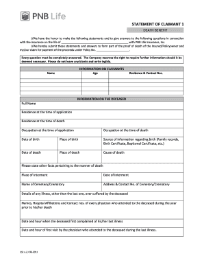 Insurance Form PDF