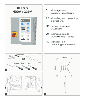 TAD MS 400V 230V D Montage Und Novoferm Novoferm De%2fweb%2fmediaget  Form