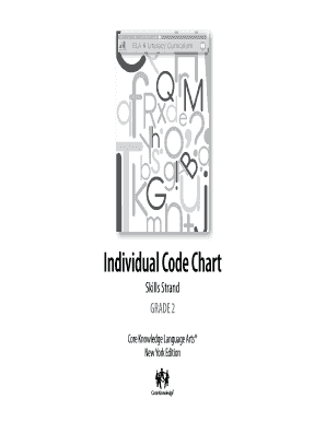 Ckla Individual Code Chart Grade 1  Form
