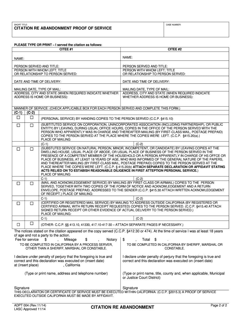  Form Adpt 004 2014-2024