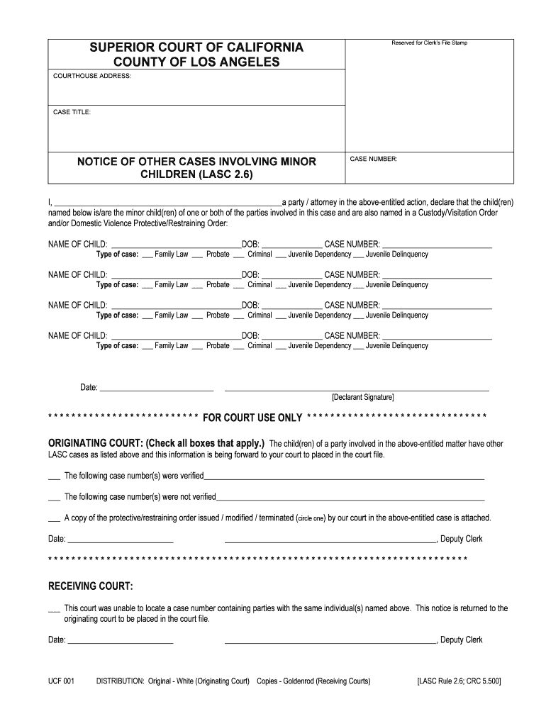 Ucf 001  Form