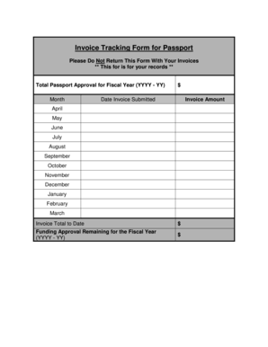 Passport Online Tracking  Form
