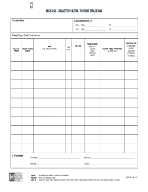 Hics 254  Form