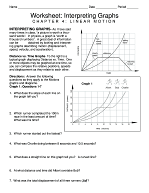 Interpreting Graphs Worksheet Fill Out And Sign Printable