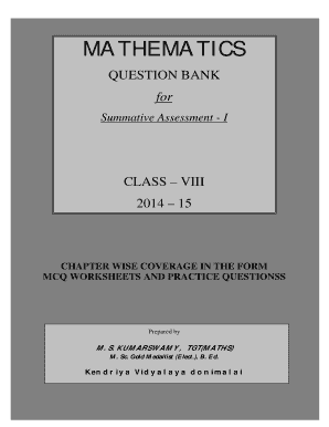M S Kumarswamy Tgt Maths Solutions Class 9 Answer Key  Form