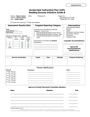  Form5M14 Ltpgt Accelerated Instruction Plan AIP Grade 5 Mathematics Student 2013-2024