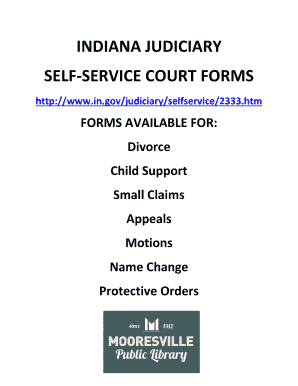 Self Service Legal Forms Indiana