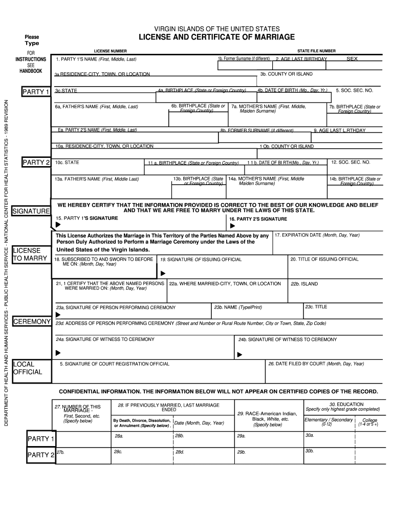  License and BCertificateb of Marriage 80 KB Superior Court 1989-2024