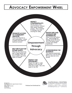 Advocacy Wheel  Form