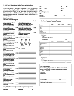 SVVSD Athletic Physical Form St Vrain Valley School District