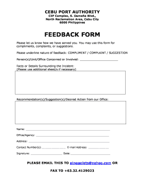 Cebu Port Authority Application for Annual Cpa ID Form