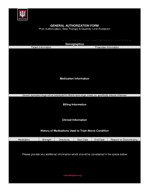  Iu Health Prior Authorization Form 2014-2024